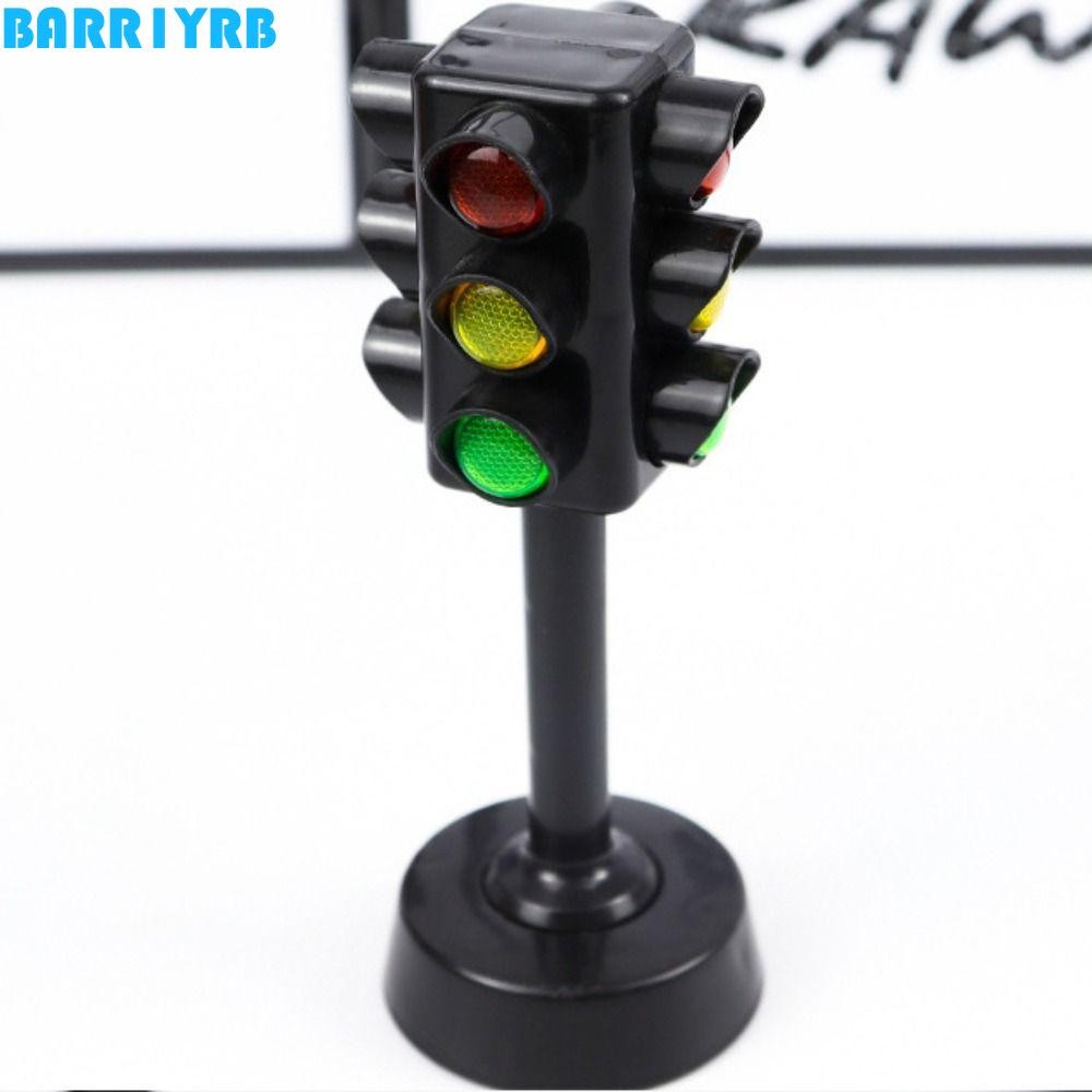 BARR1YRB ไฟจราจรขนาดเล็ก Early Educational Mini Model Road Light ของเล่นสัญญาณความปลอดภัยการจราจรสําหรับเด็ก
