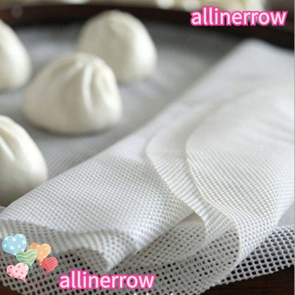 ALLINERROW แผ่นรองนึ่ง สีขาว กระดาษติ่มซําร้านอาหารไม่ติด