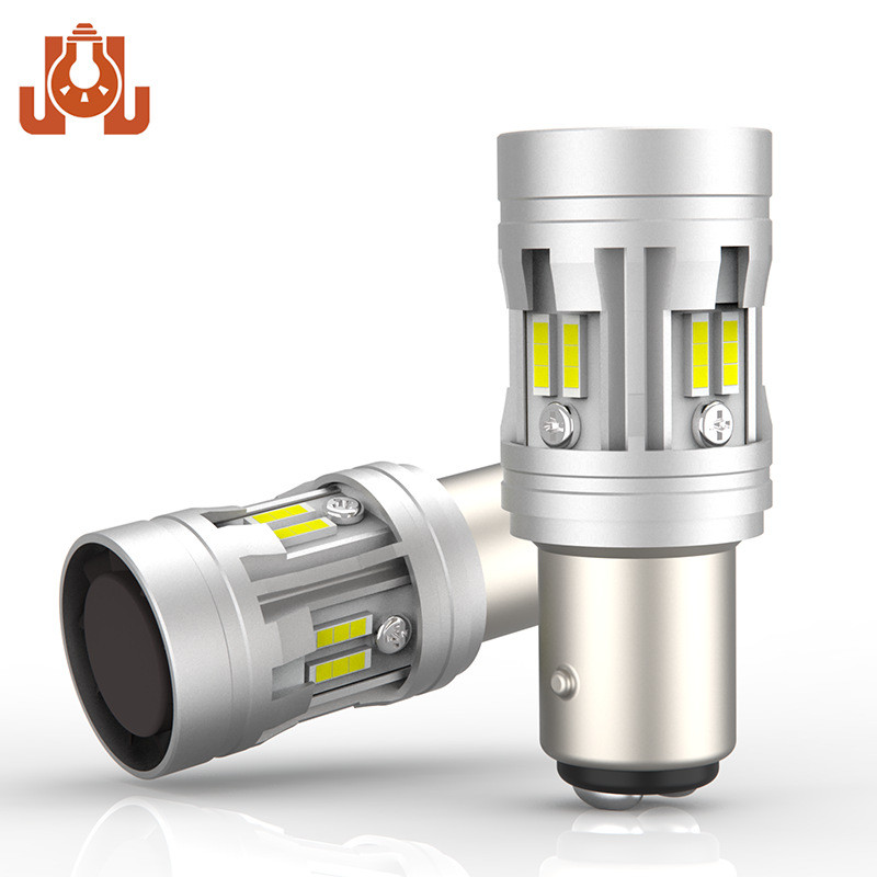 高亮1156 1157解码LED车灯防快闪白光转向灯倒车灯刹车灯