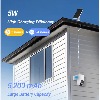 EZVIZ HB8 Lite + Solar Panel 5W SmartHome Battery Camera Kit กล้องวงจรปิดไร้สาย 2K (3MP)