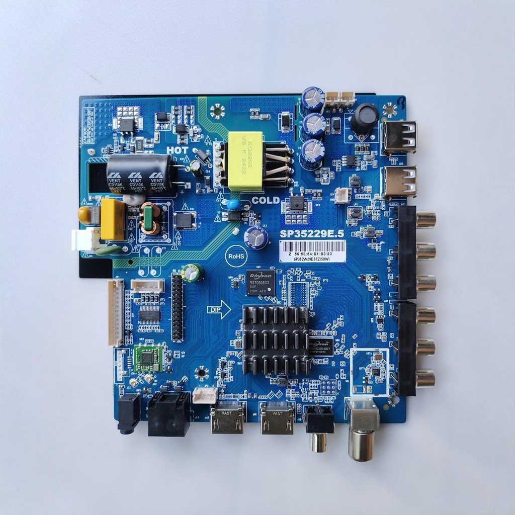 เมนบอร์ดสมาร์ททีวี SP352T29 SP35229E.5 บลูทูธ 50W 1G + 8G Light Bar แรงดันไฟฟ้า 35-80V