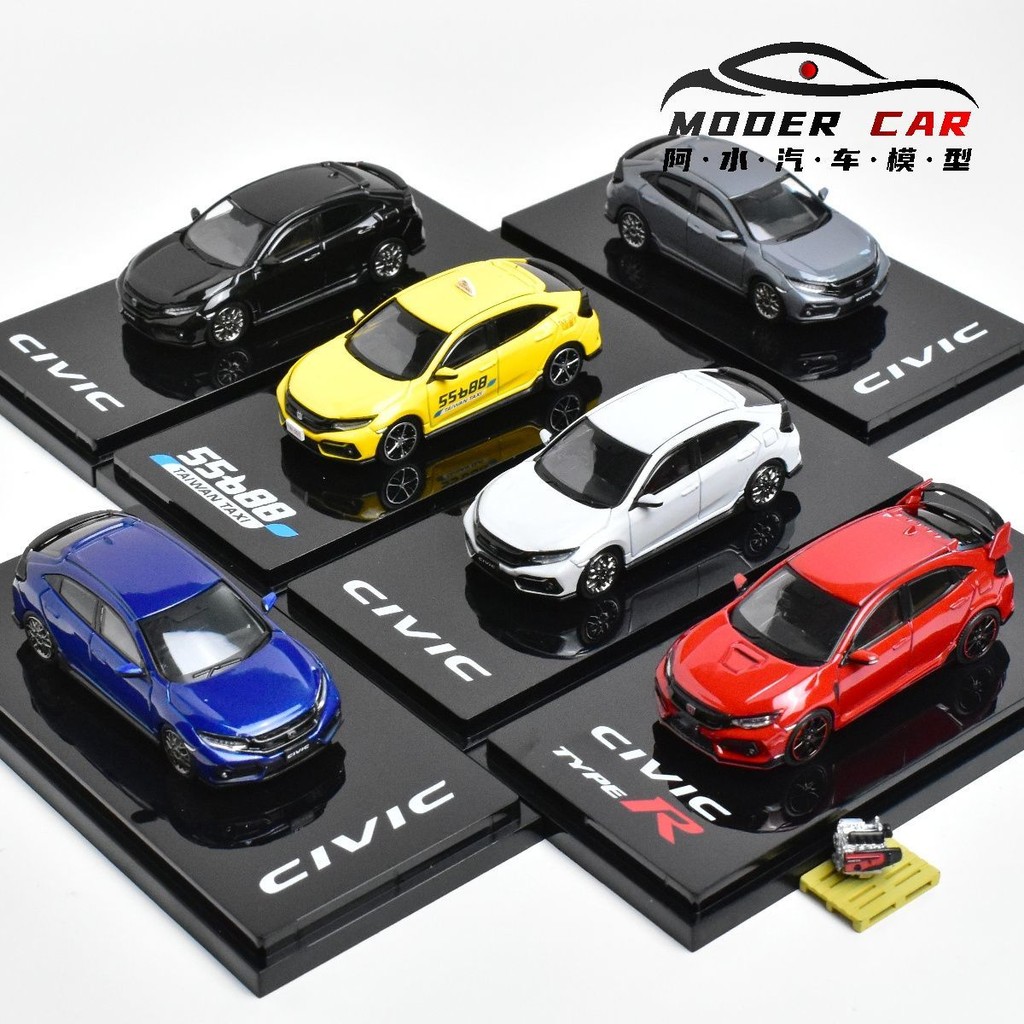 Hobby JAPAN 1: 64 Honda CIVIC CIVIC FK8 FK7 TYPE R โมเดลรถอัลลอย