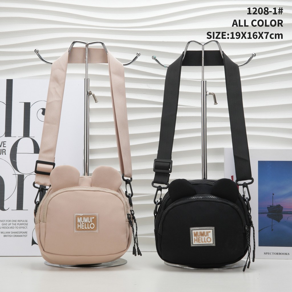 พร้อมส่งในไทย กระเป๋าสะพายข้าง กระเป๋านุ่มนิ่ม สายปรับได้  กระเป๋าสะพายไหล่ สไตล์เกาหลี