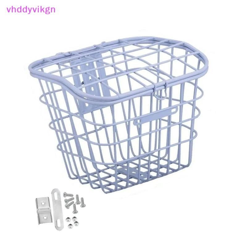 วีเอชดี 1เซ็ตจักรยานเก็บสินค้าด้านหลังด้านหน้าตะกร้าขนาดใหญ่พิเศษนักเรียนด้านหลังตะกร้ารายการที่ผู้ถืออุปกรณ์ขี่จักรยาน ไทย - รูปที่ 4