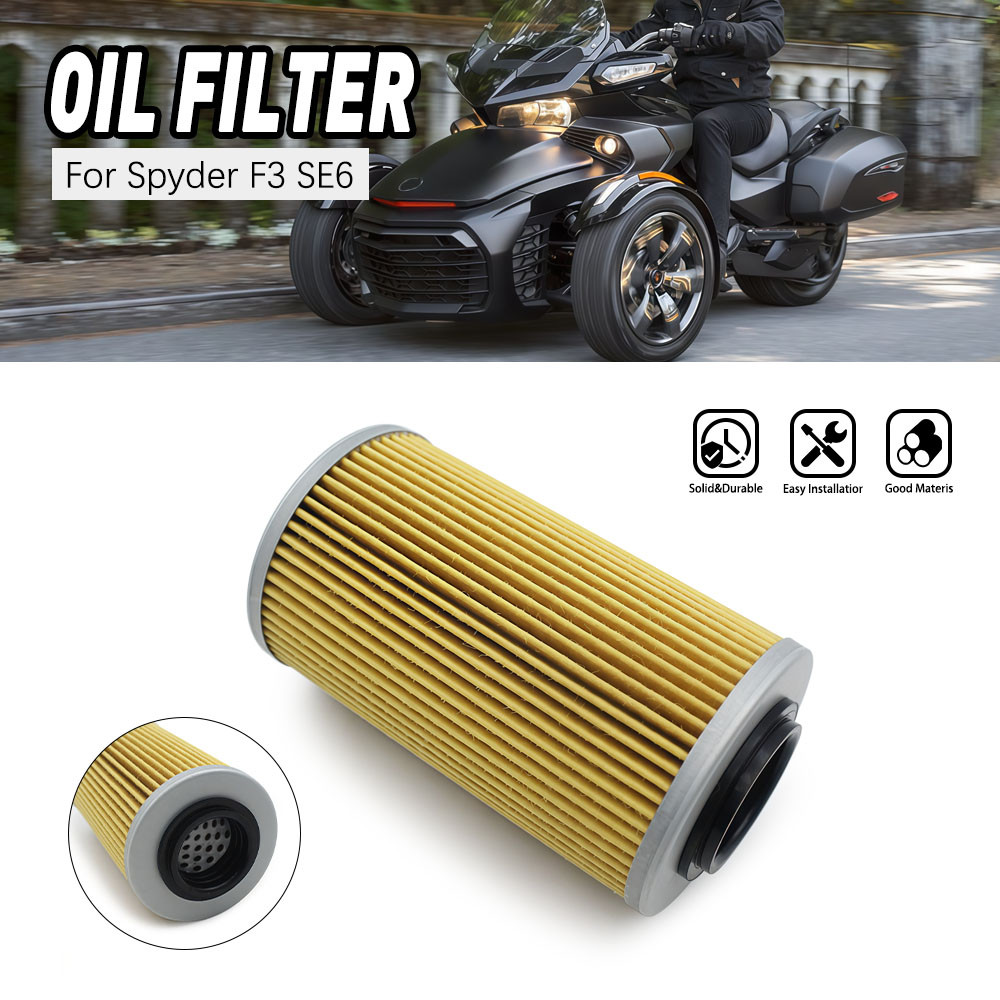 กรองน้ํามันรถจักรยานยนต์สําหรับ Can-Am Spyder F3-S RT SE6 SM6 SE5