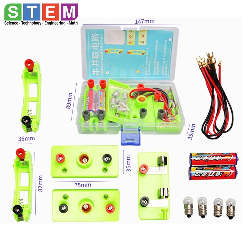 T-S102 ชุดทดลอง วงจรไฟฟ้าเบื้องต้น Basic Electric Circuit ชุดทดลองต่อวงจรไฟฟ้าพื้นฐาน Electronic circuit เสริมพัฒนากา... - รูปที่ 2