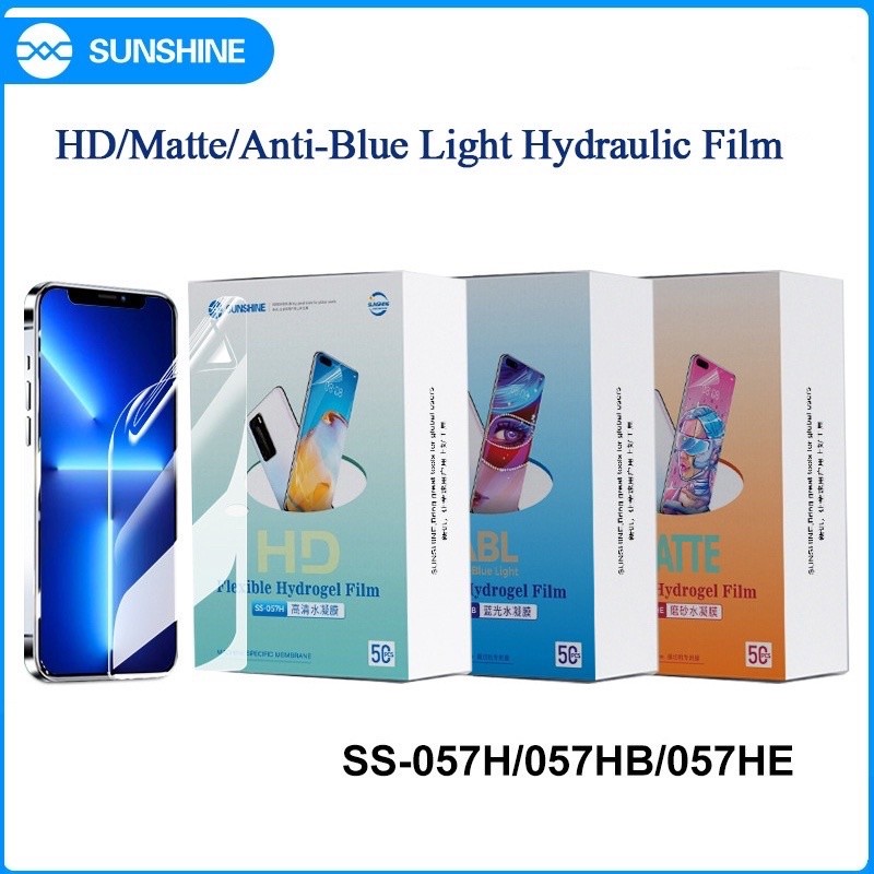 SUNSHINE SS-057 ฟิล์ม เนื้อเป็น TPU ครับ180*120. ฟิล์มกันรอย ไฮโดรเจล Hydrogel