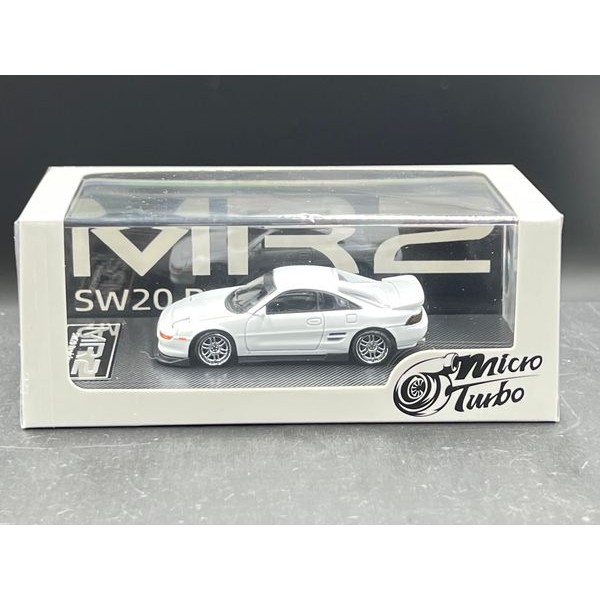 Micro Turbo 1/64 
MR-2 SW20 Revision 4 Ver.2 Modified body kit. Metallic White