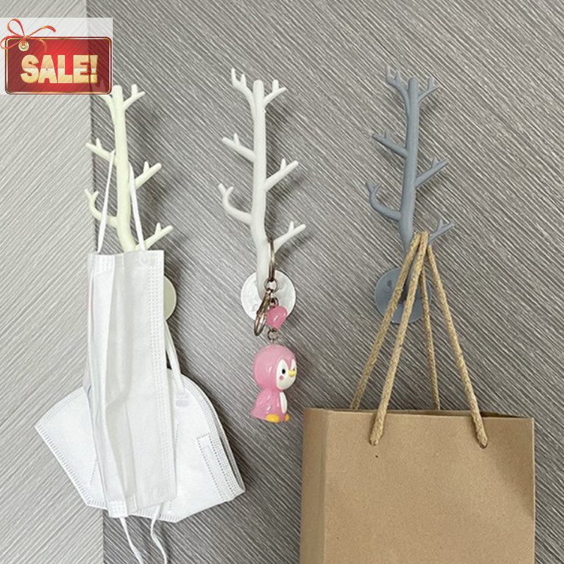 Bl Nordic ญี่ปุ่นสาขา Hook Wall Decor Key Holder Organizer เก็บตะขอเหนียว A