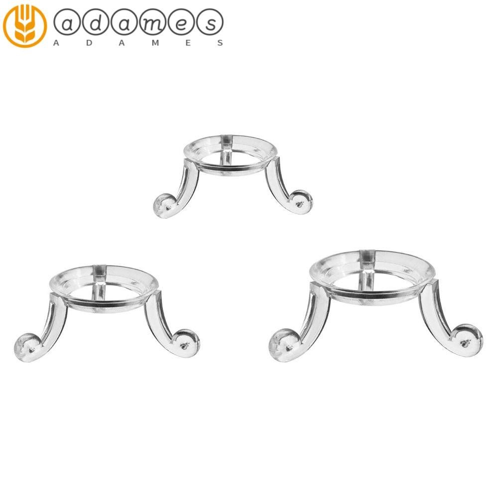 ฐานลูกแก้ว อดัมส์,ที่เรียบง่ายโครงสร้างสามเหลี่ยมคริสตัลบอลแสดงฐาน,มัลติฟังก์ชั่โปร่งใสขนาดเล็กทรงกลมผู้ถือจอแสดงผลเทนนิส