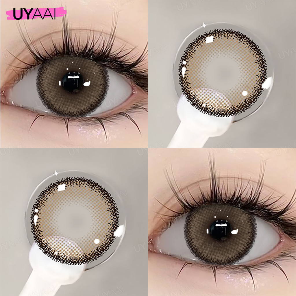 UYAAI 1 คู่คอนแทคเลนส์สี Nami รายเดือน ชุดคอนแทคเลนส์ รายเดือน ปริมาณน้ำ 42% Contact Lens 14.2mm