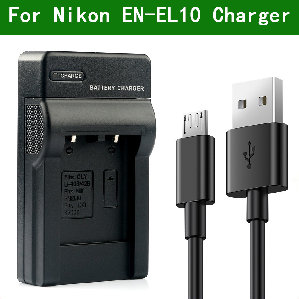 En-el10 MH-63 กล้อง Micro USB Charger สําหรับ Nikon COOLPIX S60 S80 S200 S210 S220 S230 S500 S510 S5