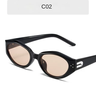 สินค้าพร้อมCOD (San9)2024 แว่นกันแดดผู้หญิง New Fashion Retro Cat Eye พร้อมป้องกันรังสียูวี