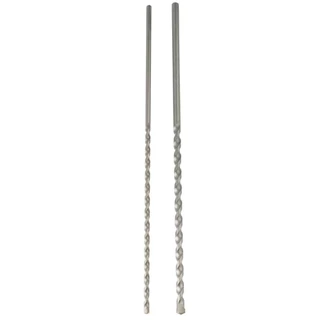 ICVMAX 1 ชิ้นสว่านกระแทก,ยาวพิเศษสามเหลี่ยม Shank ทังสเตนคาร์ไบด์เคล็ดลับ, 6/8/10/12 มิลลิเมตร 300/350 มิลลิเมตร Penetrating Wall Twist เจาะบิตสําหรับก่ออิฐคอนกรีต
