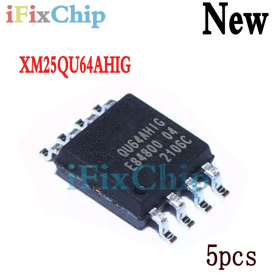 5 ชิ้นใหม่เอี่ยม XM25QU64AHIG QU64AHIG QU64AH1G SOP-8