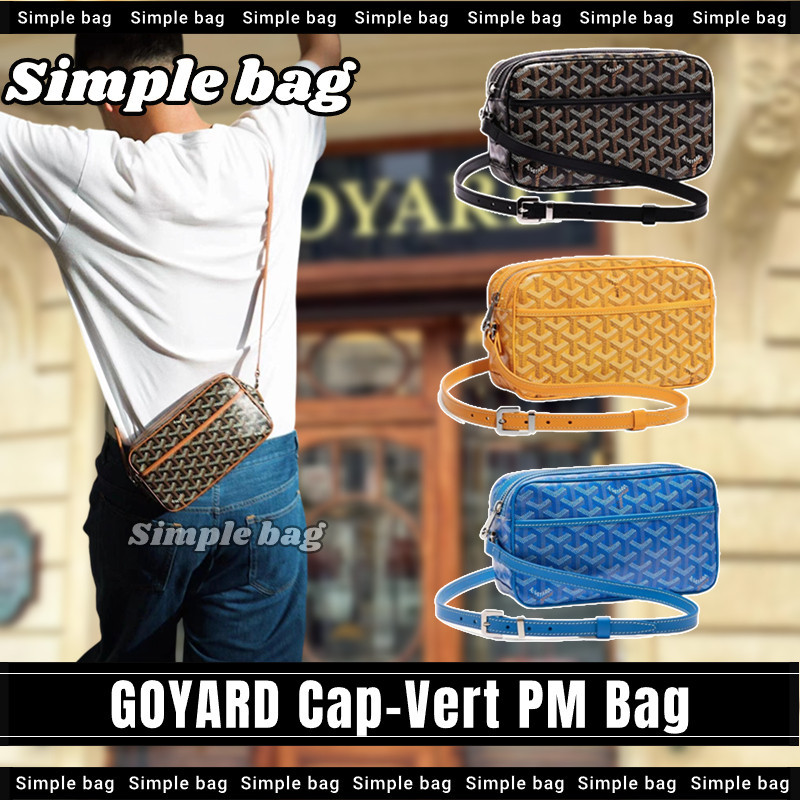 Goyard Goyard Cap-Vert PM Camera bag กระเป๋าสุดคลาสสิค กระเป๋าสะพายไหล่เดี่ยว #Simple กระเป๋า