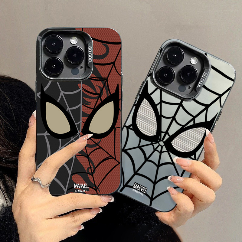 Xiaomi Mi 13T Poco F6 X6 M6 Proเคสโทรศัพท์สําหรับXiaomi Poco C65 X5 F5 X4 X3 Pro Mi 14 13 12T 11T Pro 11 12 13 Liteเคสโทรศัพท์อะคริลิคIMD Hard Spider Manฝาครอบ