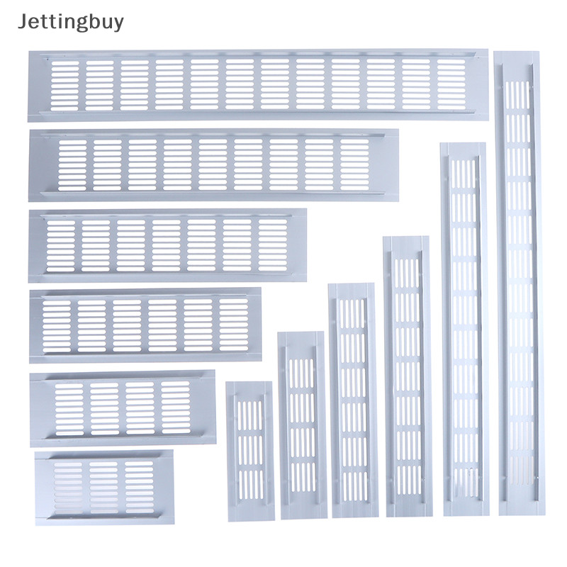 [Jettingbuy] 1 ชิ้นอลูมิเนียมอัลลอยด์ Vents Perforated แผ่นแผ่นช่องระบายอากาศตะแกรงระบายอากาศ Vent สต็อกใหม่