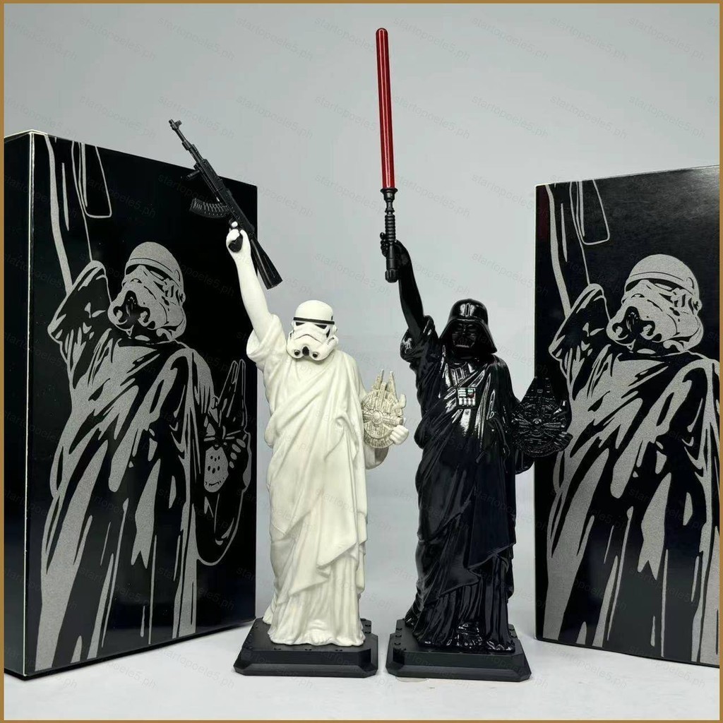 Sta5 Star Wars Action Figure นักรบดําและทหารสีขาวของสันติภาพคอสเพลย์รูปปั้น liberty ตุ๊กตาโมเดลเครื่องประดับ