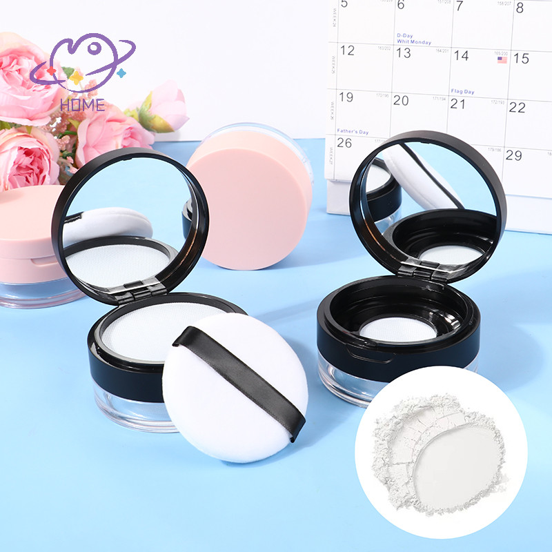 [mayhome] กล่องพัฟเบาะลมเปล่า 20 กรัมพร้อมแป้งพัฟกระจกใหญ่หรือตาข่ายยืดหยุ่นขนาดเล็กแบบพกพาแต่งหน้ากรณีคอนเทนเนอร์สําหรับแป้งฝุ่น {TH}