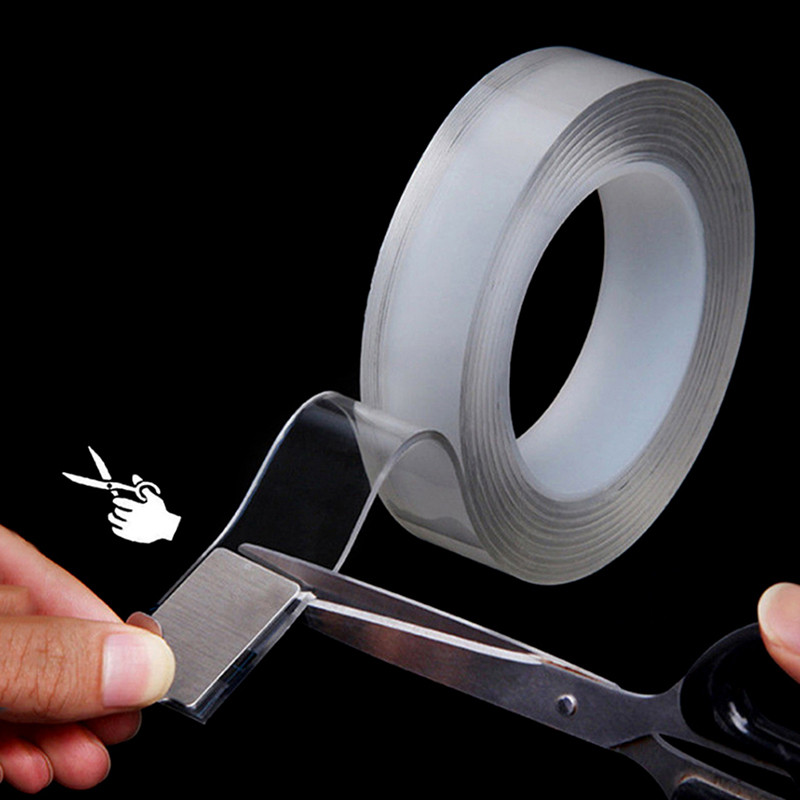 Egn 1/2/3/5M เทปสองหน้านาโนใสเทปกันน้ําแบบใช้ซ้ําได้ N