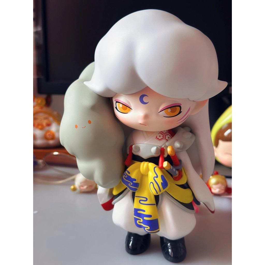 【พร้อมส่ง】dimoo【sesshomaru】dimoo inuyasha inuyasha dimoo dimoo zodiac กล่องสุ่ม มาพร้อมอุปกรณ์ตุ๊กตา