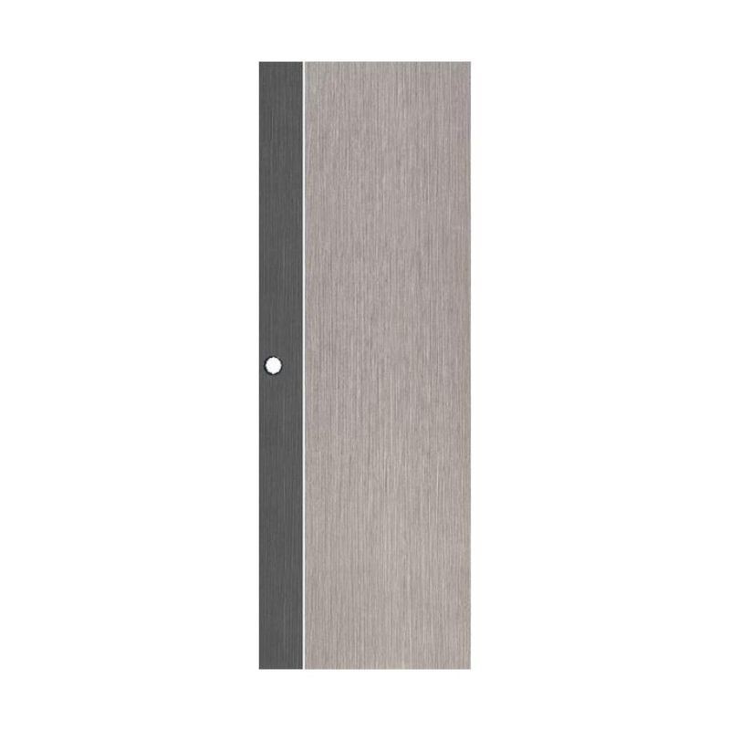 ECO-DOOR ประตูภายในUPVC PB1 70X200เจาะสีเทาทูโทน