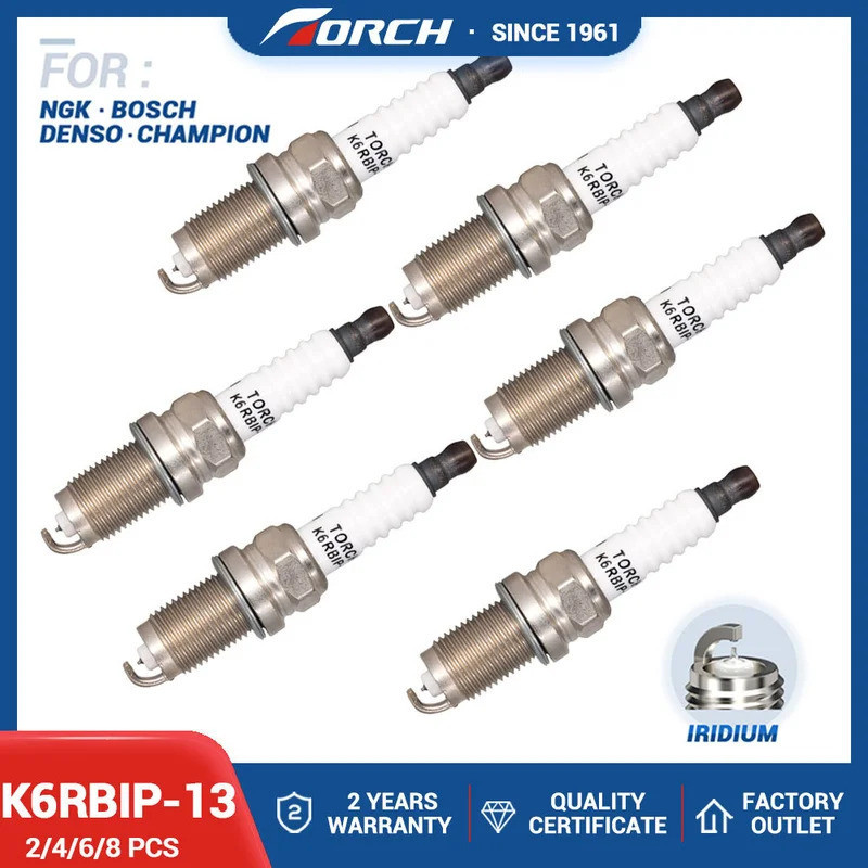 1-8PCS เทียนแทนที่สําหรับ IZFR6K13(6774) Denso SKJ20DR-M13 HONDA 9807B-56A7W Iridium Platinum Spark 
