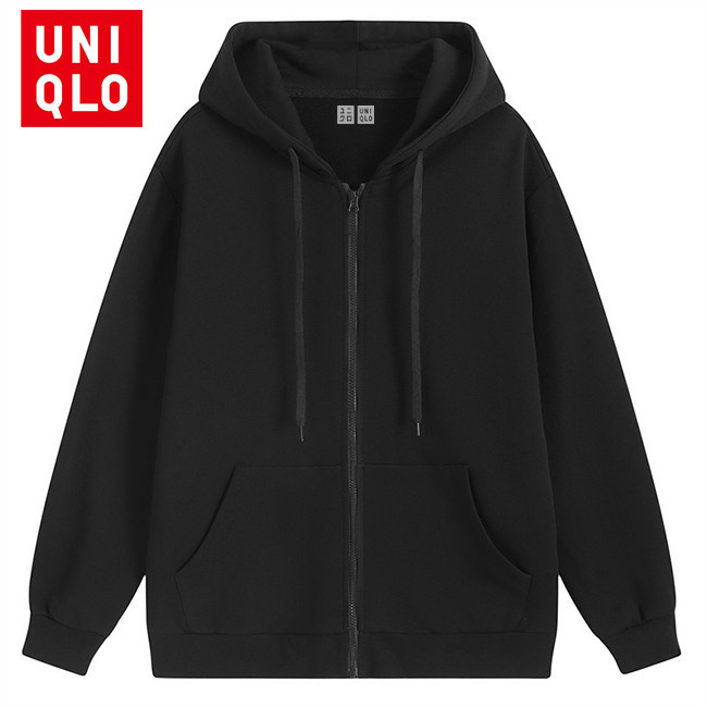 UNIQLO ยูนิโคล่ 2024 ใหม่แจ็คเก็ตคาร์ดิแกนคลุมด้วยผ้าผู้ชายสบายสบายๆหลวมกีฬาที่มีคุณภาพด้านบน