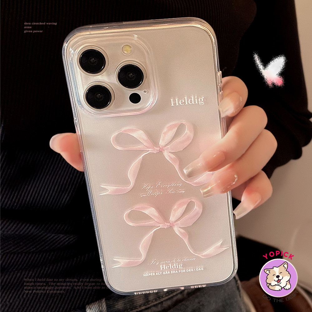 ฤดูร้อนสีชมพูหวานโบว์เคสโทรศัพท์สําหรับiphone 15ProMax 11 12 13Pro Max 14Plus XR XS Max 7 8 Plus SE2020 การ์ตูนคู่เคสโทรศัพท์สําหรับIPhone 15ProMaxกรณีเพื่อนสาวZBD
