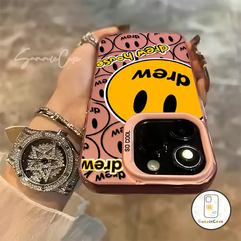 เคสInfinix Plus Hot 40 40i 30i 20 Play Note 30 Pro Spark GO 20C 20 Pro Camon 20 Smart 7 6 8 ยิ้มเท่ ๆการ์ตูนดูเดิลตลก ๆ