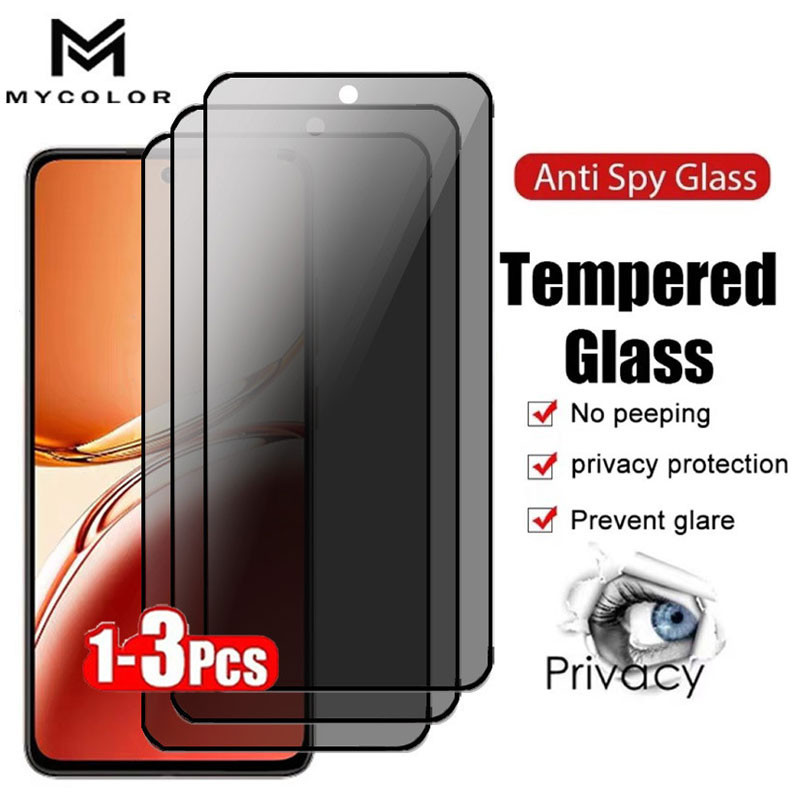 ฟิล์มกระจก เต็มจอ สำหรับ กันมองกันเสือก 9H รุ่น OPPO Find X8 Reno 12F 11F 8 8T 8Z 7 6 5 4 Pro 7Z 6Z 