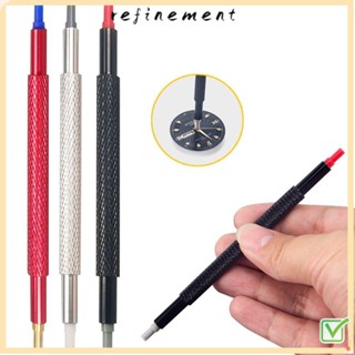 Refinement ชุดเข็มกดนาฬิกาข้อมือ สเตนเลส หัวคู่ ทนทาน สําหรั…