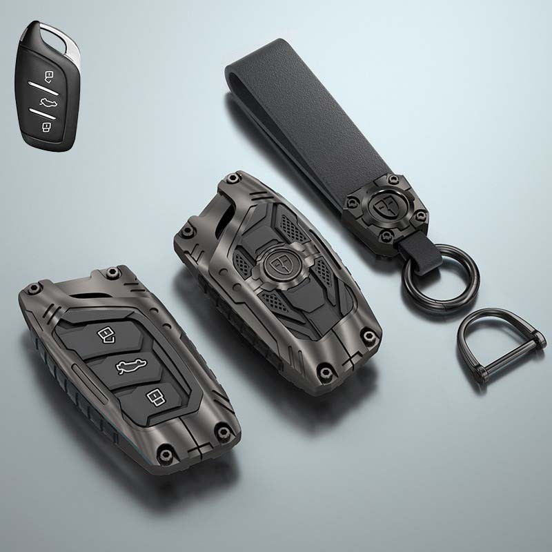 Morgan MG4 EV MG6 ZS Hsezs MG5 MG3 EZS MG HSKey Cover เรืองแสง Reflection Metal Key Case