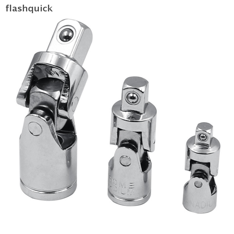 Flashquick 1PC คู่มือและนิวเมติกอะแดปเตอร์ Bendable ซ็อกเก็ตเครื่องมือ Universal Joint Ratchet Angle Extension Bar ซ็อกเก็ตอะแดปเตอร์ Nice