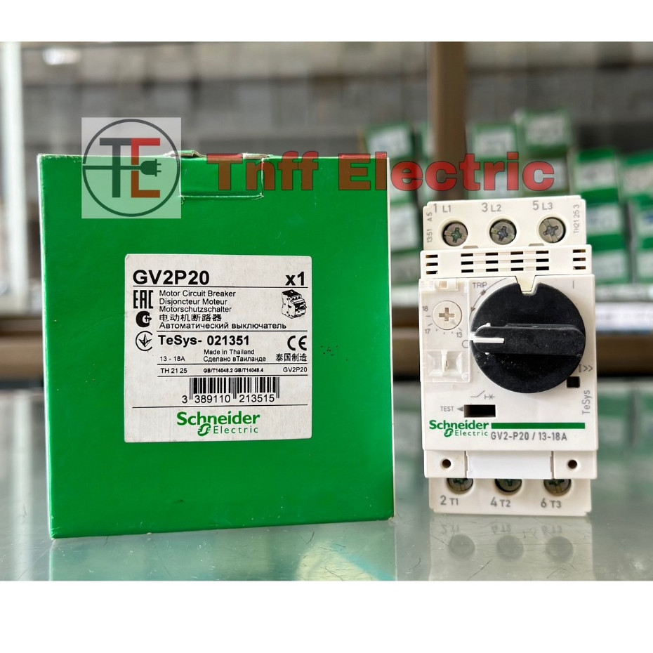 กันไฟเกิน Schneider GV2P06,GV2P07,GV2P08,GV2P10,GV2P14,GV2P16,GV2P20,GV2P22,GV2P32 มอเตอร์ เซอร์กิต 