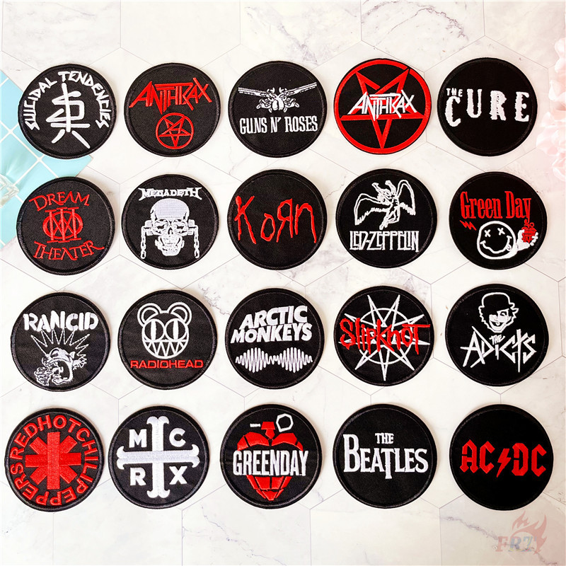 ♚ Rock Band Fans Collection Series 03 - Funk Rock / Hevay Metal Iron-On Patch ♚ 1 ชิ้น DIY เย็บบนเหล็กบนป้ายแพทช์