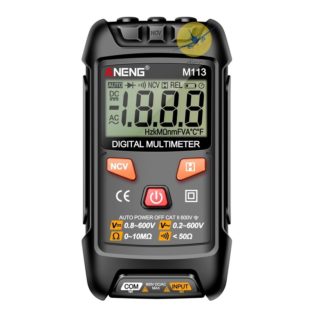 Aneng พร้อม Ncv ข้อมูล 1999 Lcd Resistance M113 เครื่องทดสอบ Lcd Resistance Meter Auto Line On/off N