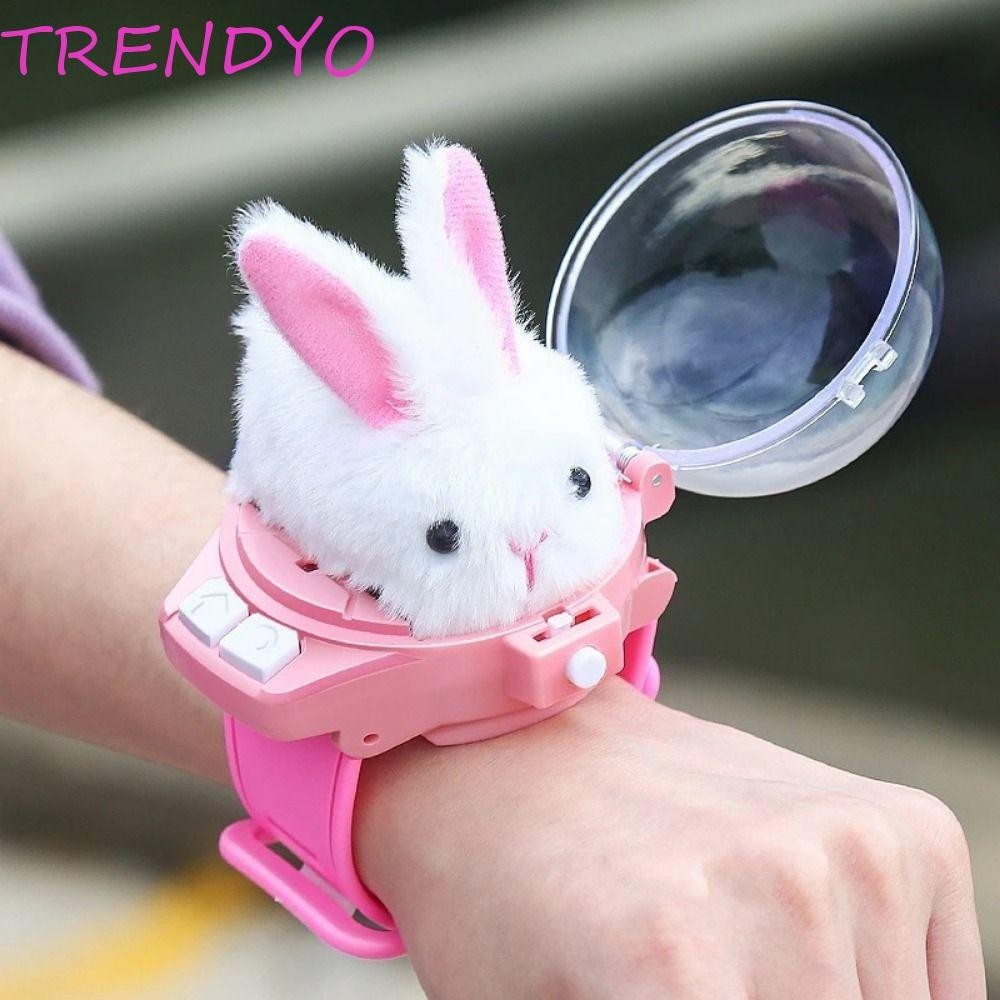Trendyo รถออฟโรดไฟฟ้า, นาฬิกาข้อมือ 2.4GHz Mini Racing Car, ของเล่นควบคุมวิทยุปูกระต่ายแบบชาร์จไฟได้รุ่น RC รถเด็ก