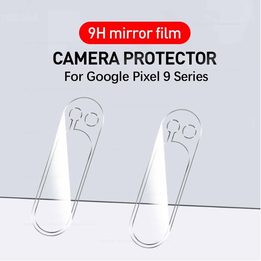 1-3pcs 3Dโค้งกระจกนิรภัยกล้องเลนส์ProtectorสําหรับGoogle Pixel 9 Pro XL 2024 แหวนด้านหลังเลนส์ฟิล์มG
