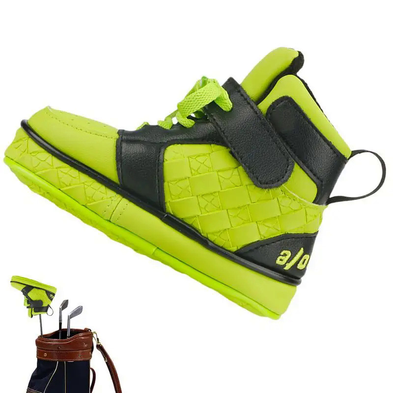 Golf Iron Head Cover Shoe Shaped Golf Iron Headcover Golf Iron Cover Golf Club Head Protector PU Lea