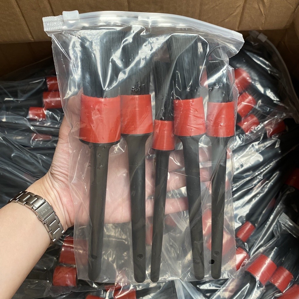 เซ็ตแปรงล้างรถ 12 ชิ้น เซ็ตแปรงล้างรถระบบน้ำเย็น ️ ไม่เป็นสนิมในน้ำเกลือ - รูปที่ 3