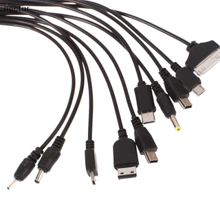 Tar 1 PC 10 In 1 Micro USB Multi Pin Cable Charger Universal USB Adapter Cable Data Wire Wire Data Transfer Cable N