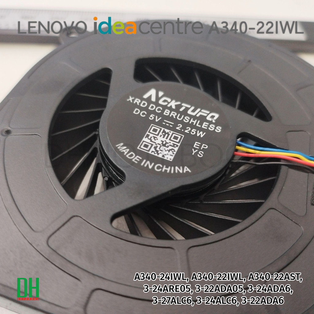 พัดลมระบายความร้อนสำหรับแล็ปท็อป รุ่น Ideacentre A340-24IWL, A340-22IWL, A340-22AST, 3-24ARE05, 3-22ADA05 และอื่นๆ