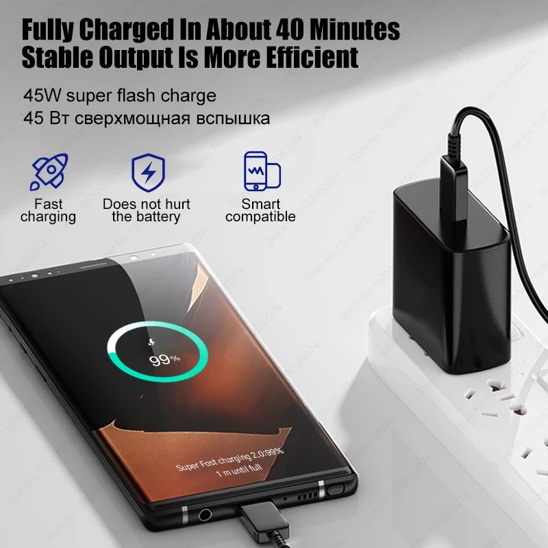 จัดส่งกรุงเทพ 24 ชม. อะแดปเตอร์ For Samsung 45W รูปที่ 5