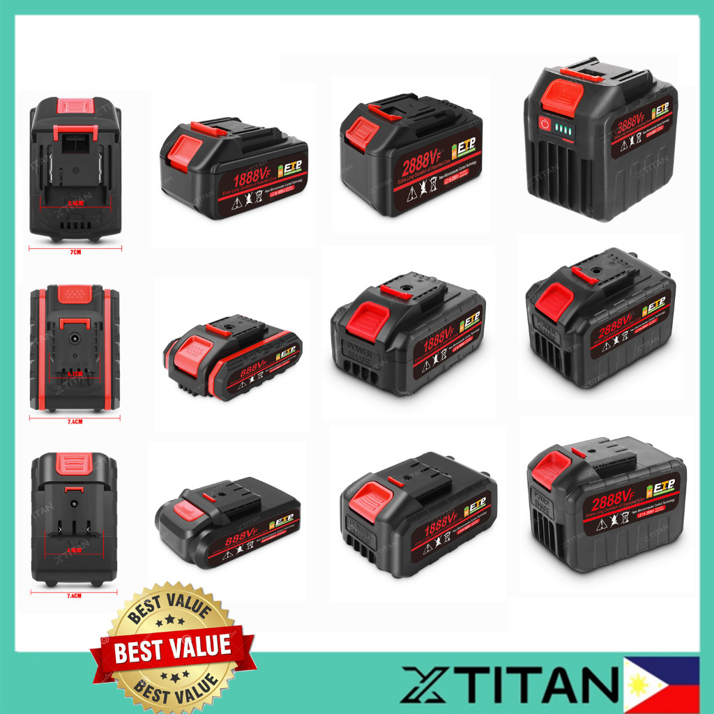 【COD】888VF/1888VF/2888VF Li-ion Battery Charger For Power Tools Chainsaw Lawn Mower Electrical Drill