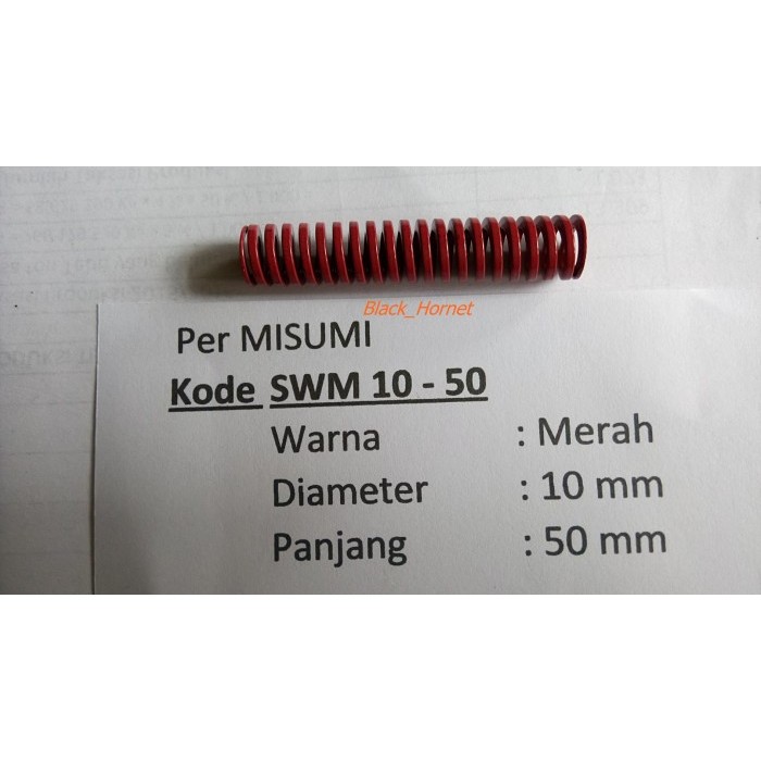 MERAH RED MISUMI Spring (SWM 10 - 50)