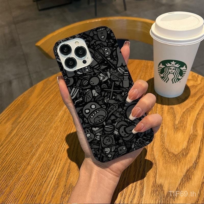 Graffiti Personality Diablo Comics เคสโทรศัพท์มือถือ Apple สำหรับ iPhone 7/8PLUS 13 15 14 11 PROMAX 12PROMAX xsmax เคสโทรศัพท์มือถือ XR 15 14 13 Pro XS ป้องกันสิ่งสกปรกทนทาน11pro เคสแข็ง zy1i