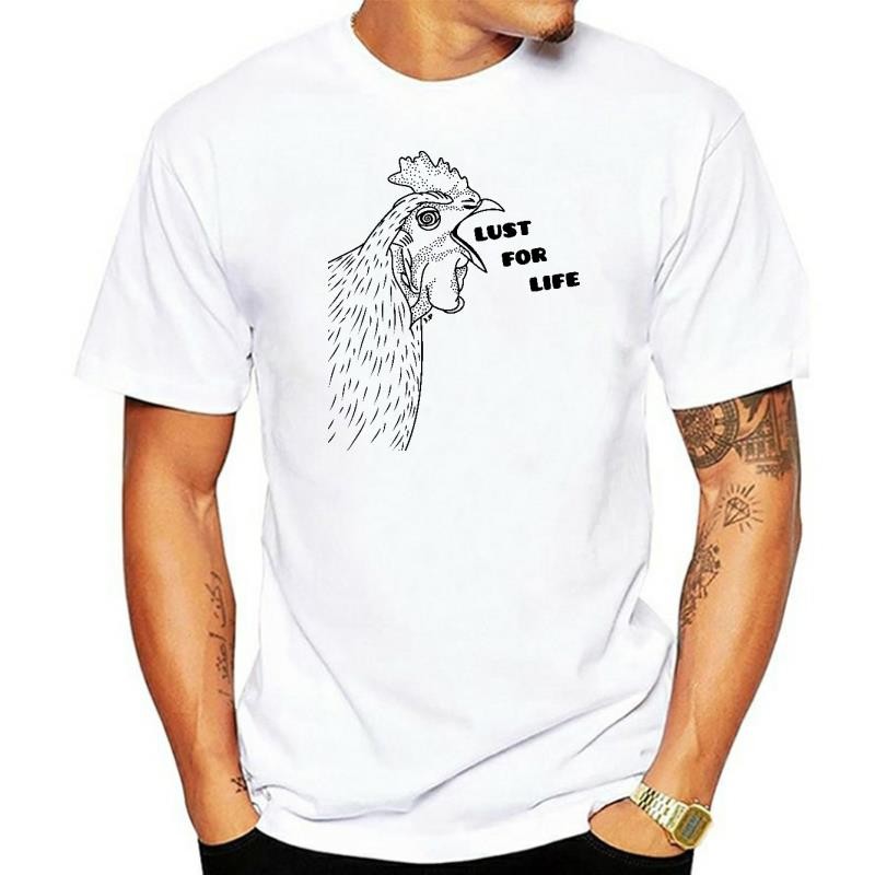 Iggy Pop Lust for Life - เสื้อยืดแขนสั้นผู้ชายเจอร์ซีย์ Unisex