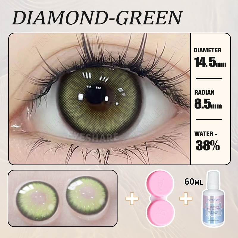 คอนแทคเลนส์น่ารักสำหรับตาโตและสายตาสั้น 0.00~-6.00 ใช้ได้ 1 ปี เลนส์สีเทา 14.5มม พร้อมน้ำยาดูแลรักษา ราคา ถูกที่สุด ดีลบีเคเค แกลเลอรีภาพที่ 8